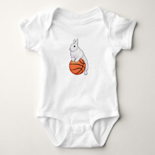 Bunny Basketball player Basketball Baby Bodysuit