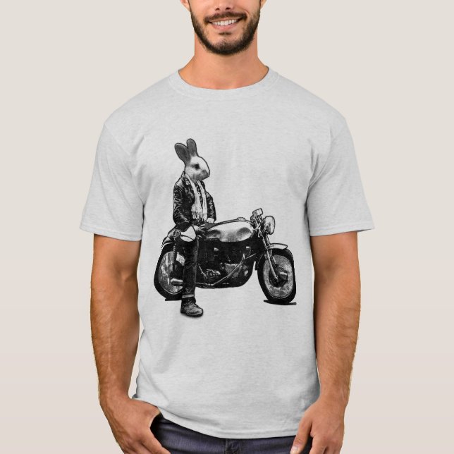 Bunny biker T-Shirt (Front)