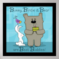 Bunny, Birdie and Bear- Best Buddies