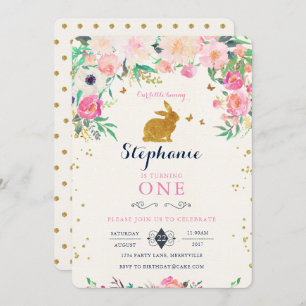 Bunny Birthday Invitation