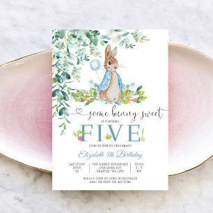 Bunny Birthday Party Invitation