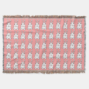 Bunny Blanket Easter Bunny Rabbit Throw Blankets