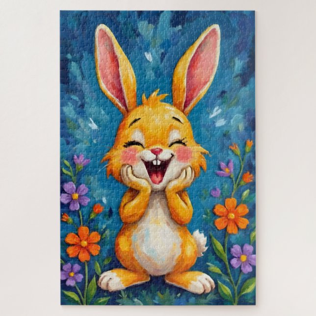 Bunny Bliss Jigsaw Puzzle (Vertical)