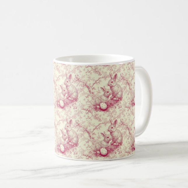 Bunny Bliss Mugs : Sérénité de Pâques (Devant droit)
