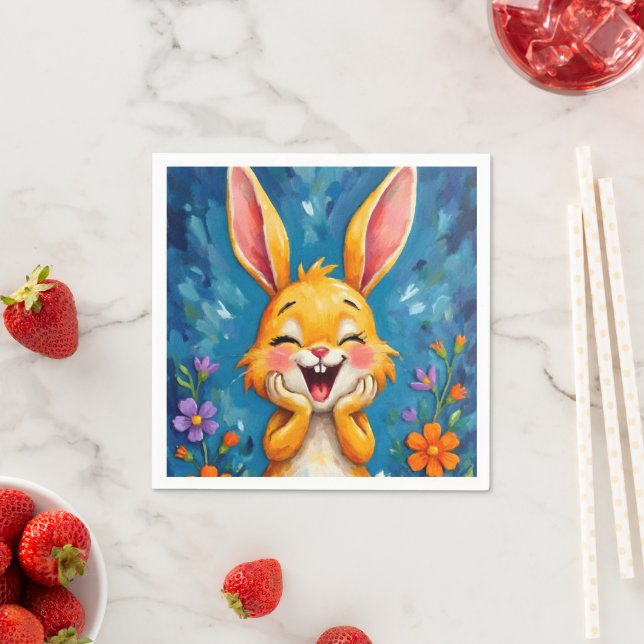 Bunny Bliss Napkin (Insitu)