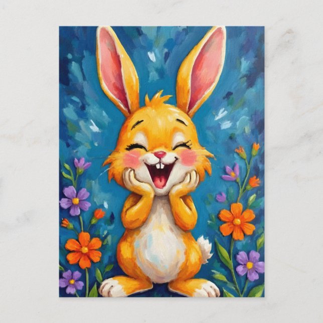 Bunny Bliss Postcard (Front)