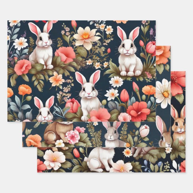 Bunny Bliss Wrapping Paper Set (Set)