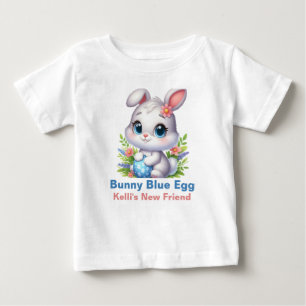 Bunny Blue Egg Baby T-Shirt