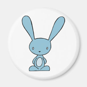 Bunny Blue Magnet