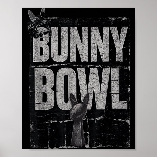 Bunny Bowl Funny Halftime Show 2026  Poster (Front)