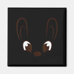 Bunny Boy Face Rabbit Halloween Costume Easter Magnet