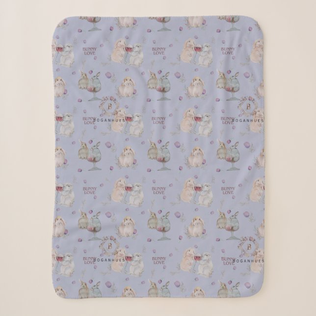 Bunny Buddies Baby Fleece Blanket (Front)