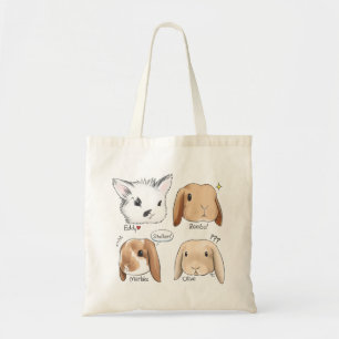 Bunny Bunch Tote Bag