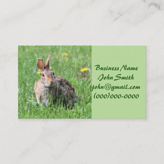 Bunny Business Card (Front)