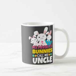 Bunny Call Me Uncle Happy Easter Sunday Egg Easter Coffee Mug