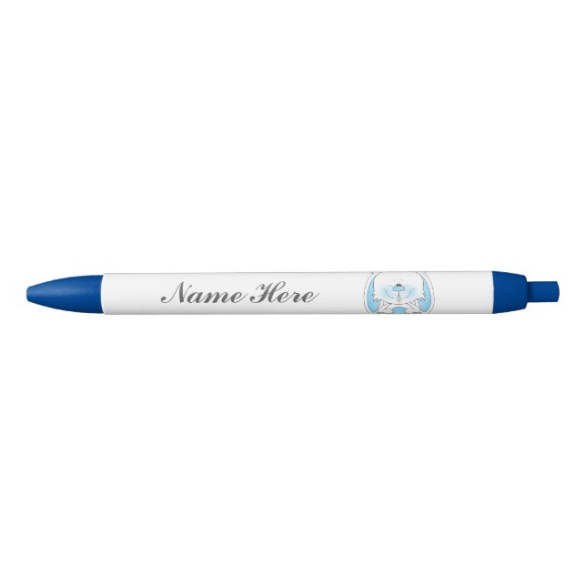 Bunny Cartoon Black Ink Pen (Front)