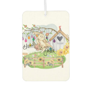 Bunny Celebrates Easter Day Air Freshener