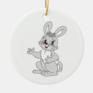 Bunny Ceramic Ornament