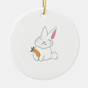 Bunny Ceramic Ornament