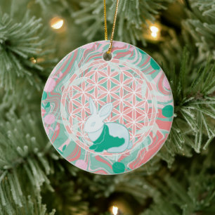 Bunny Ceramic Ornament