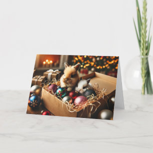 Bunny Christmas card