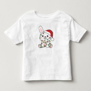 Bunny Christmas Winter Animals Holiday Bunnies Toddler T-shirt