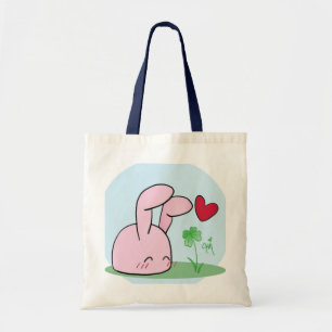 Bunny Clover Tote Bag