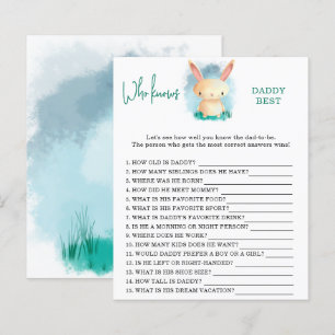 Bunny cub Who knows daddy best game