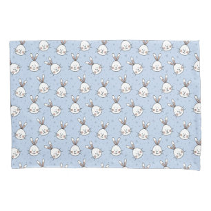 Bunny Cute rabbit pattern children birthday party Pillowcase