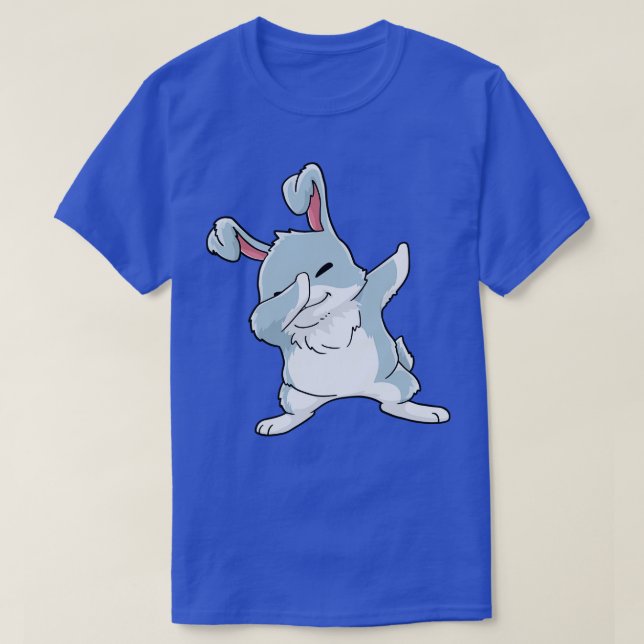 Bunny dabbing kawaii T-Shirt (Design Front)