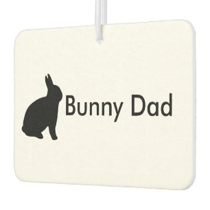 Bunny Dad Customizable Air Freshener