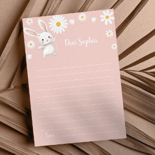 Bunny Daisy Anniversaire Note Heure Capsule Carte