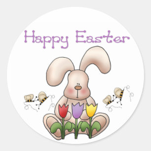 Bunny de Pâques 2 - Happy Stickers de Pâques