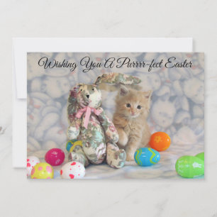 Bunny de Pâques de Buffington - Chat - Carte Plat