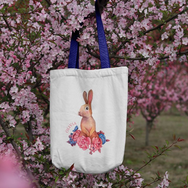 Bunny de Pâques | Sac fourre-tout personnalisé (Créateur téléchargé)