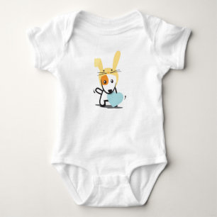 bunny dog for boy baby bodysuit