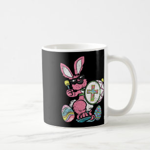 Bunny Drummer Easter Egg Hunting Spring Rabbit Jes Coffee Mug