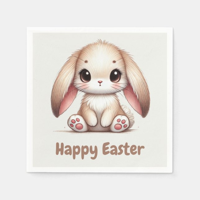 Bunny Eared Wonder Napkin (Front)