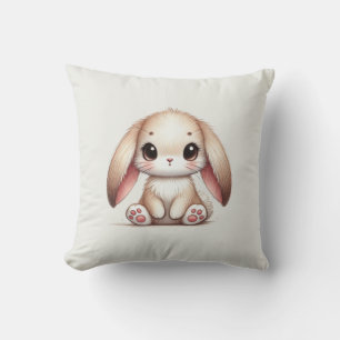 Bunny Eared Wonder Throw Pillow