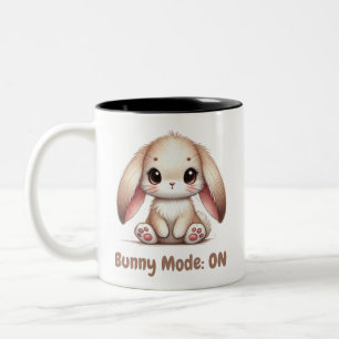 Bunny Eared Wonder Two-Tone Coffee Mug