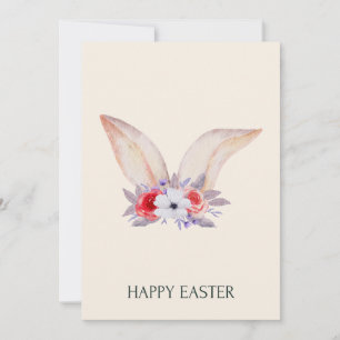 Bunny Ears Easter Party Invitation