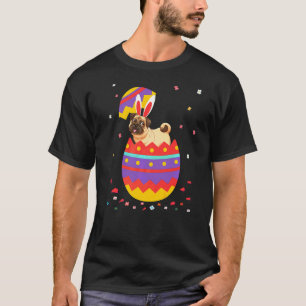 Bunny Ears Eggs Costume Cute Easter Day Graphic Pu T-Shirt