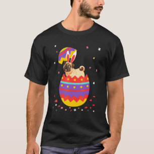 Bunny Ears Eggs Costume Cute Easter Day Graphic Pu T-Shirt