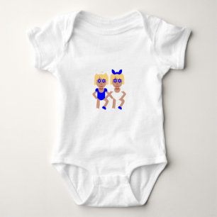 bunny ears hanukkah baby bodysuit