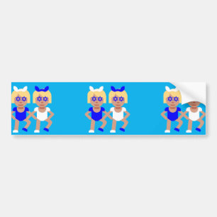 bunny ears hanukkah bumper sticker