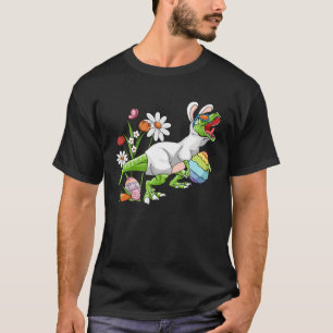 Bunny Easter Basket Stuffers Easter Dinosaur  Boys T-Shirt