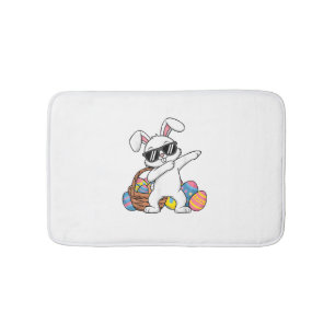 Bunny Easter Boys Girls Kids Toddler Rabbit Easter Bath Mat
