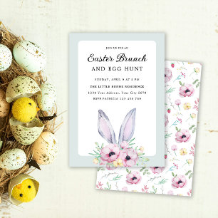 Bunny Easter Brunch Invitation