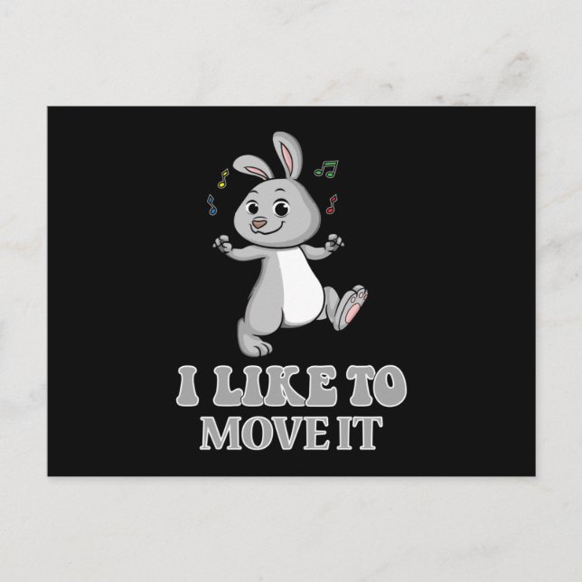 Bunny Easter Bunny Rabbit Funny Cute Gift Idea Postcard (Front)