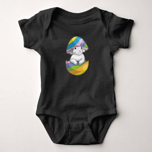 Bunny Easter Easter egg Baby Bodysuit (Front)